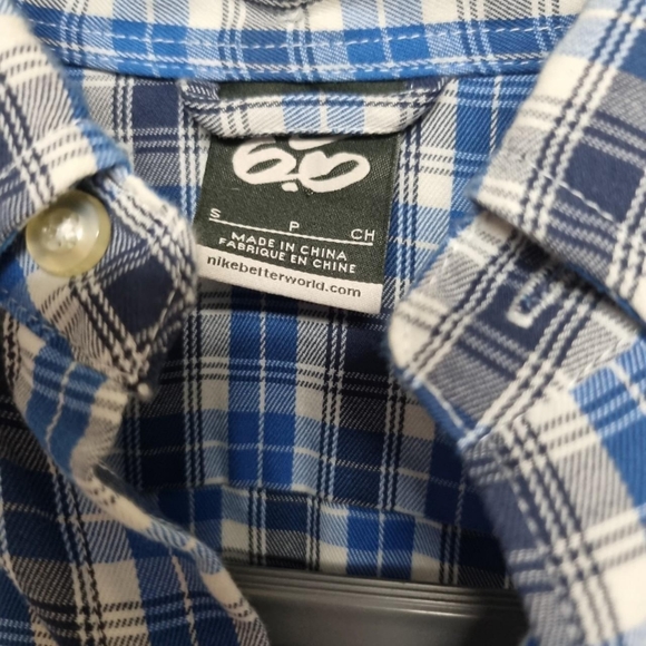 Nike 6.0 blue check flannel shirt.Size small - Picture 3 of 4